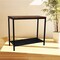 Contemporary Home Living Rectangular Console Table - 34" - Black and Brown